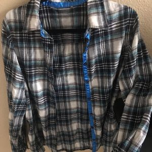 Flannel with Woodstock Print